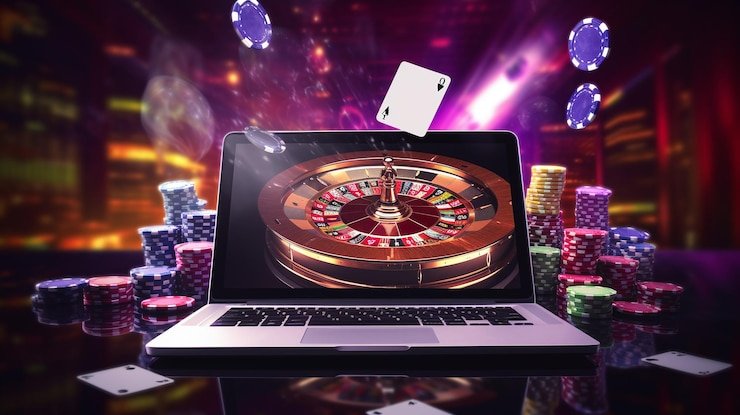 Meja Snooker ajototo dengan cahaya ungu futuristik